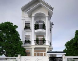 Nhà ống mái thái hiện đại