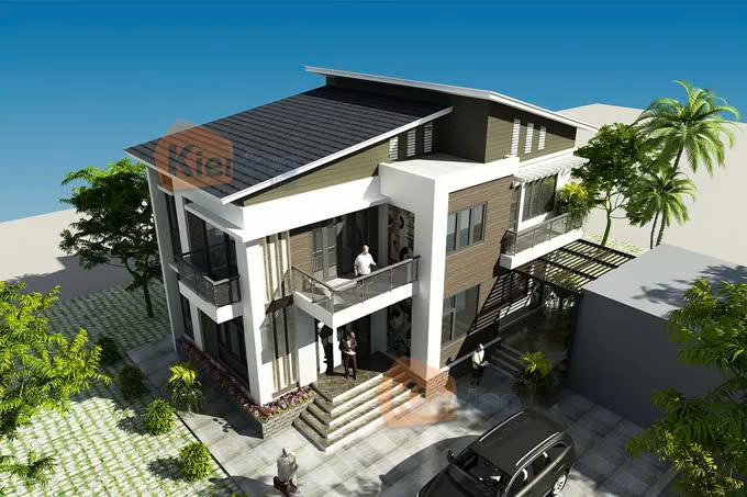 Thiết kế biệt thự hiện đại tại Nam Định