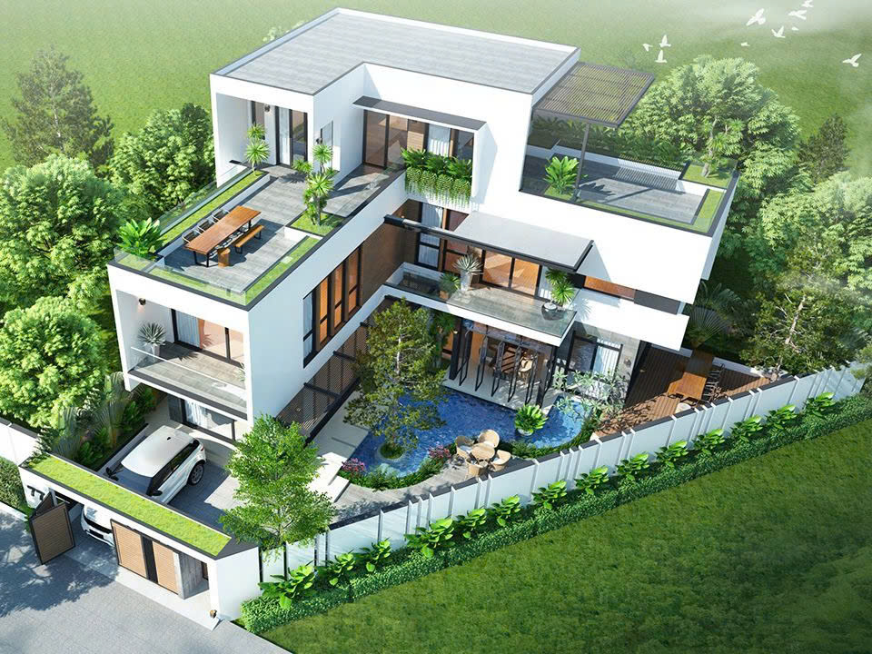 Thiết kế biệt thự hiện đại tại Nam Định