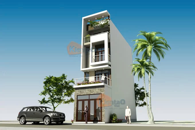 Thiết kế nhà ống tại Hưng Yên