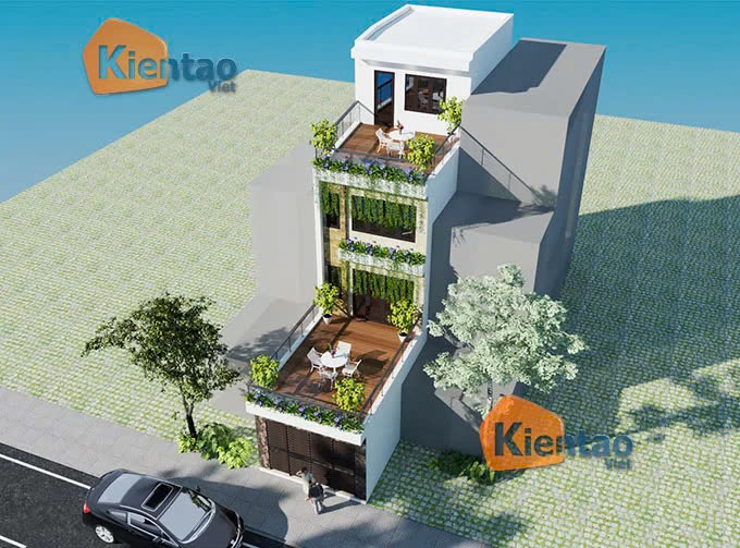 Thiết kế nhà ống tại Hưng Yên