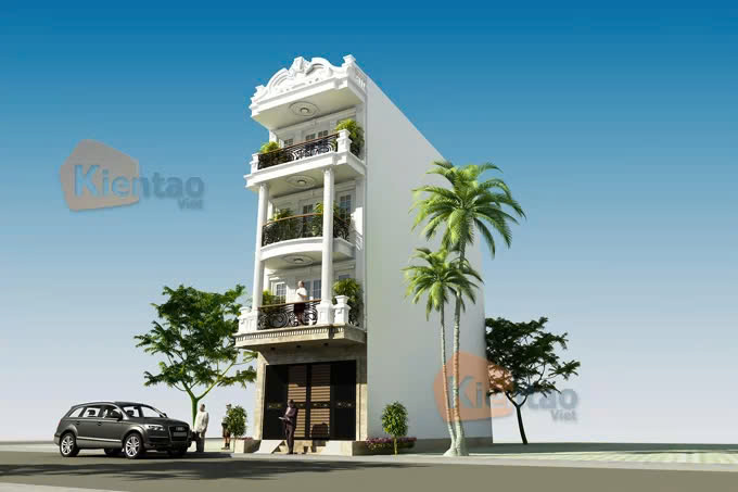 Thiết kế nhà ống tại Hưng Yên