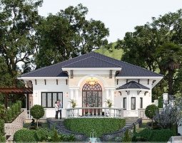 Thiết kế biệt thự 1 tầng tại Hải Phòng