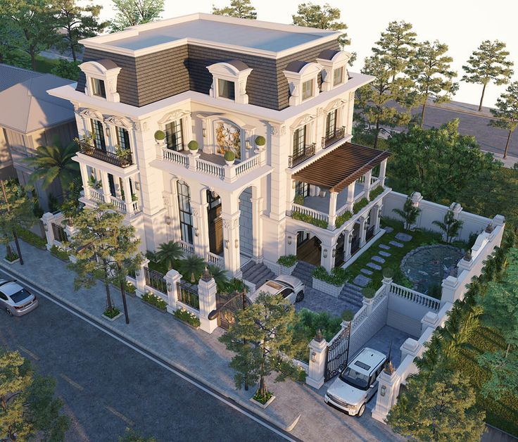 Thiết kế biệt thự sân vườn ở Hải Phòng