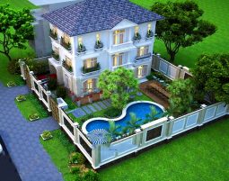 Nhà 3 tầng có sân vườn tại Hải Phòng