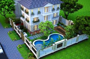 Nhà 3 tầng có sân vườn tại Hải Phòng