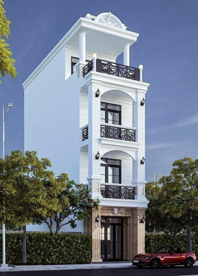 Thiết kế nhà trọn gói 5 tầng tại Hải Phòng