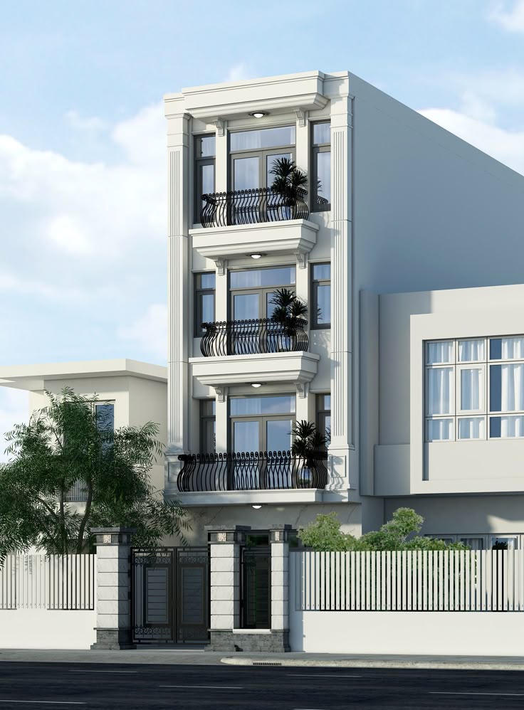 Thiết kế nhà trọn gói 5 tầng tại Hải Phòng