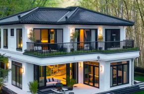 Thiết kế nhà vườn 2 tầng tại Hải Phòng