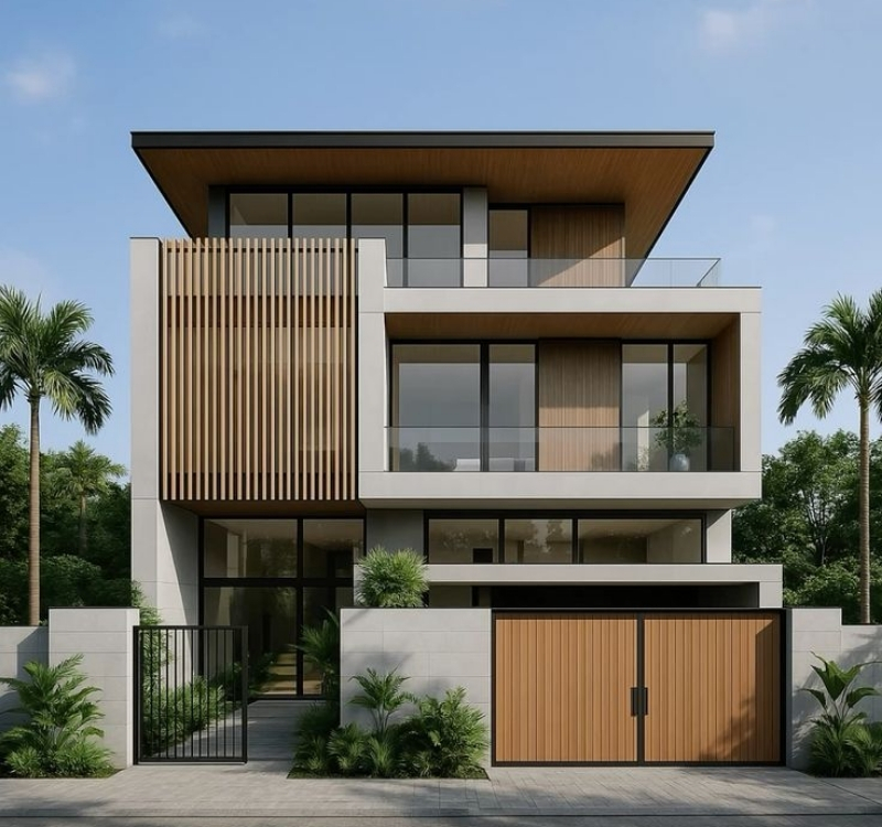 Thiết kế biệt thự hiện đại ở Hải Phòng