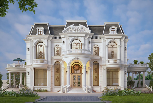 Thiết kế biệt thự tân cổ điển tại Hải Phòng
