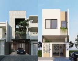 Thiết kế mặt tiền nhà phố hiện đại tại Hải Phòng