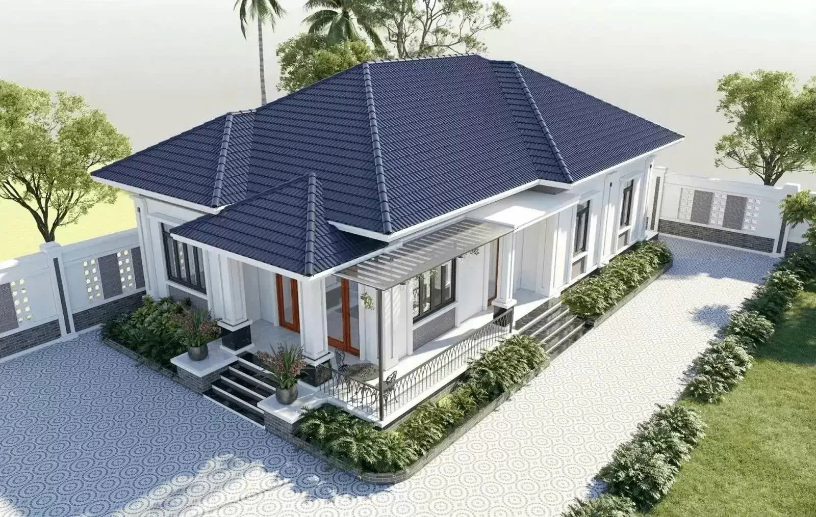 Thiết kế nhà mái Nhật tại Hải Phòng