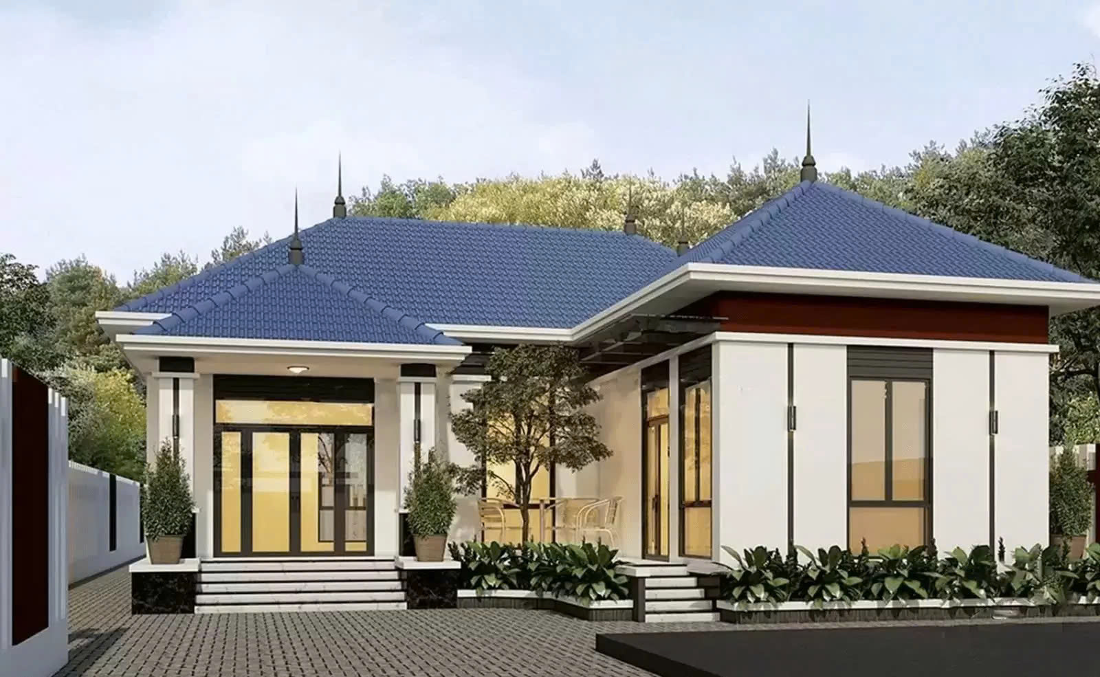 Thiết kế nhà mái Nhật tại Hải Phòng