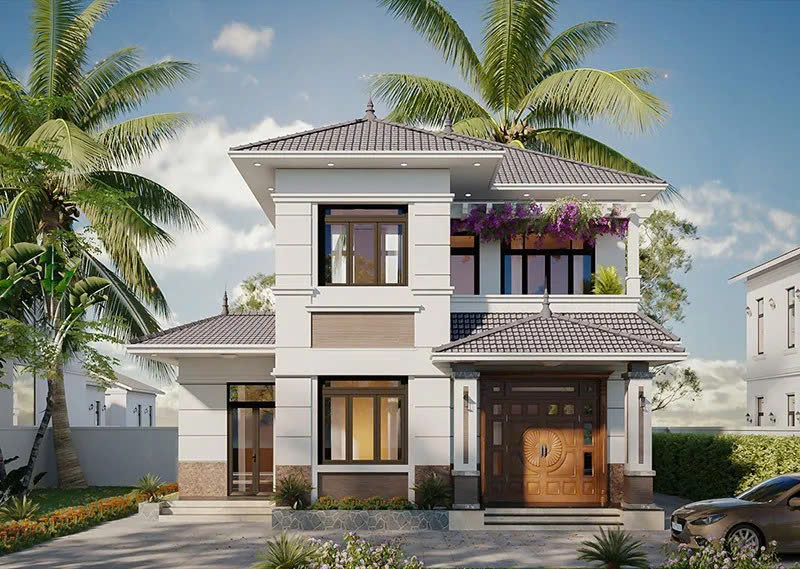 Thiết kế nhà mái Nhật tại Hải Phòng