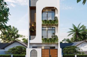 Thiết kế nhà phố 3 tầng tại Hải Phòng