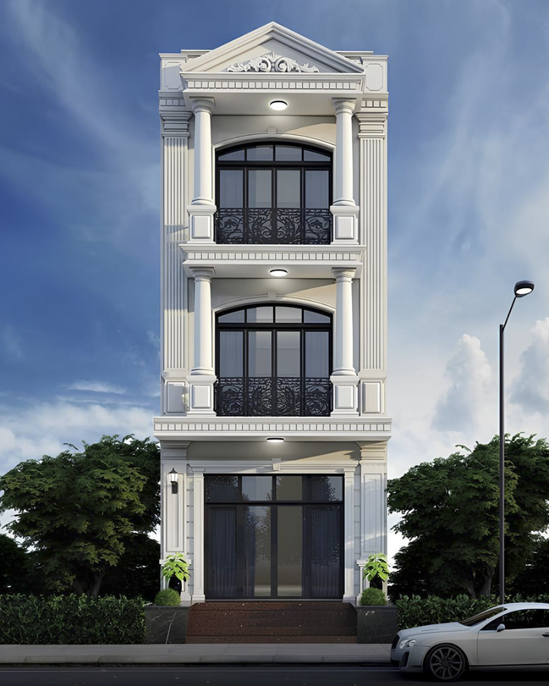 Thiết kế nhà phố 3 tầng tại Hải Phòng