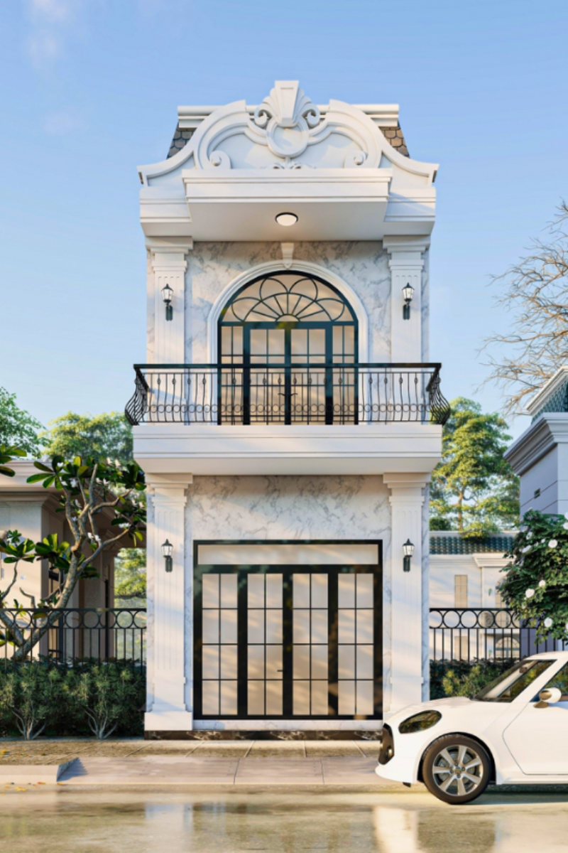 Thiết kế nhà phố tân cổ điển tại Hải Phòng