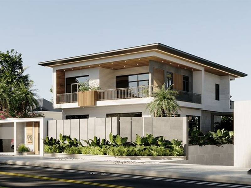 Thiết kế biệt thự 2 tầng tại Hà Nội