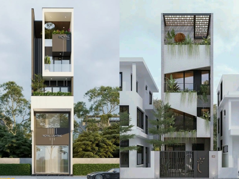 Thiết kế nhà ống tại Hưng Yên