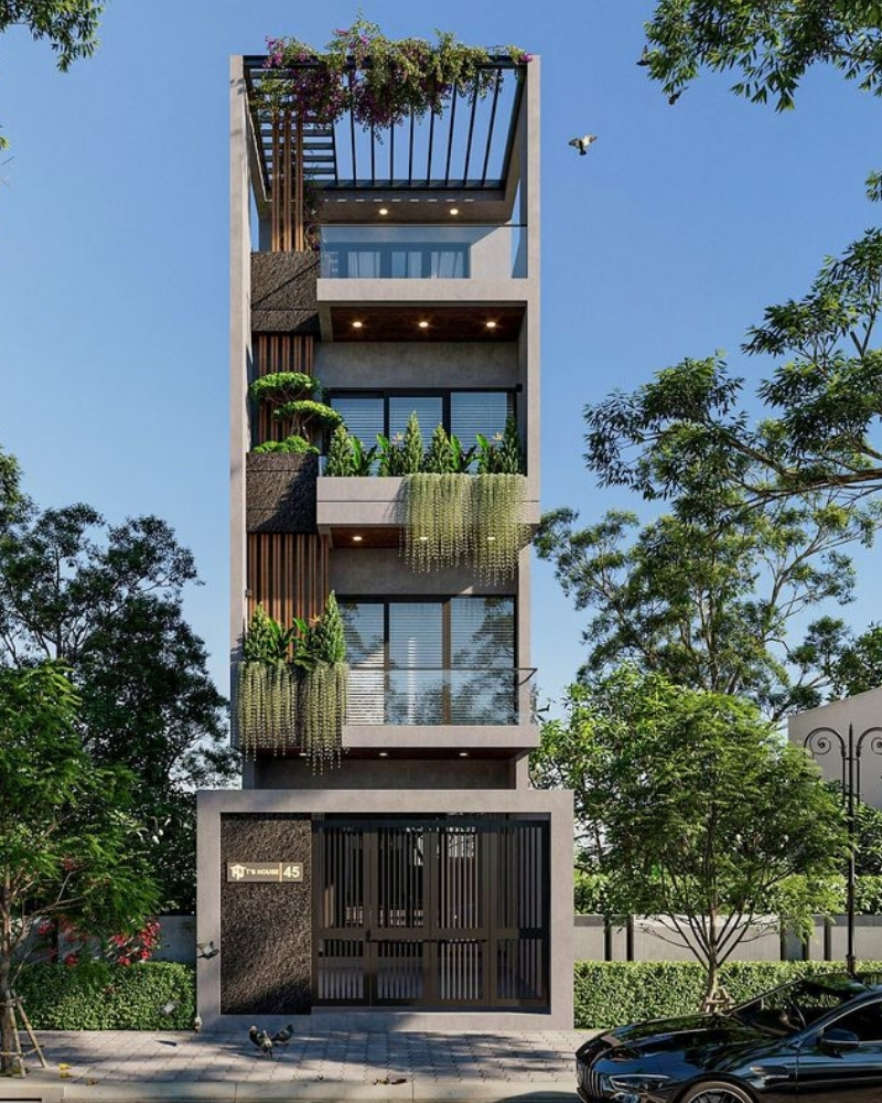 Thiết kế nhà ống tại Nam Định
