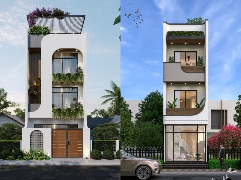 Thiết kế nhà phố 3 tầng tại Hà Nội