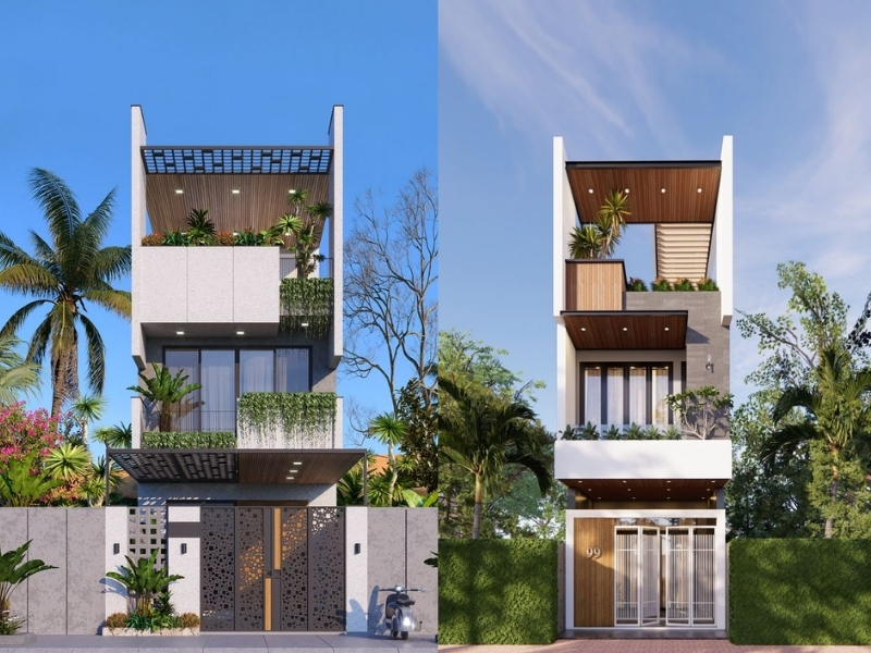 Thiết kế nhà phố 3 tầng tại Hà Nội
