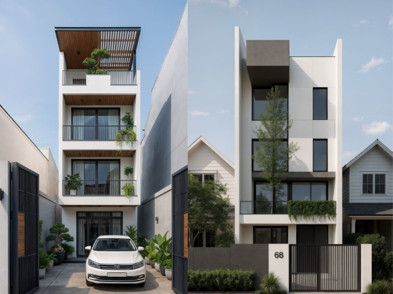 Thiết kế nhà phố hiện đại tại Hà Nội