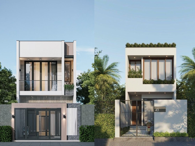 Thiết kế nhà phố hiện đại tại Thái Bình