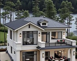 Thiết kế nhà vườn mái thái Quảng Ninh