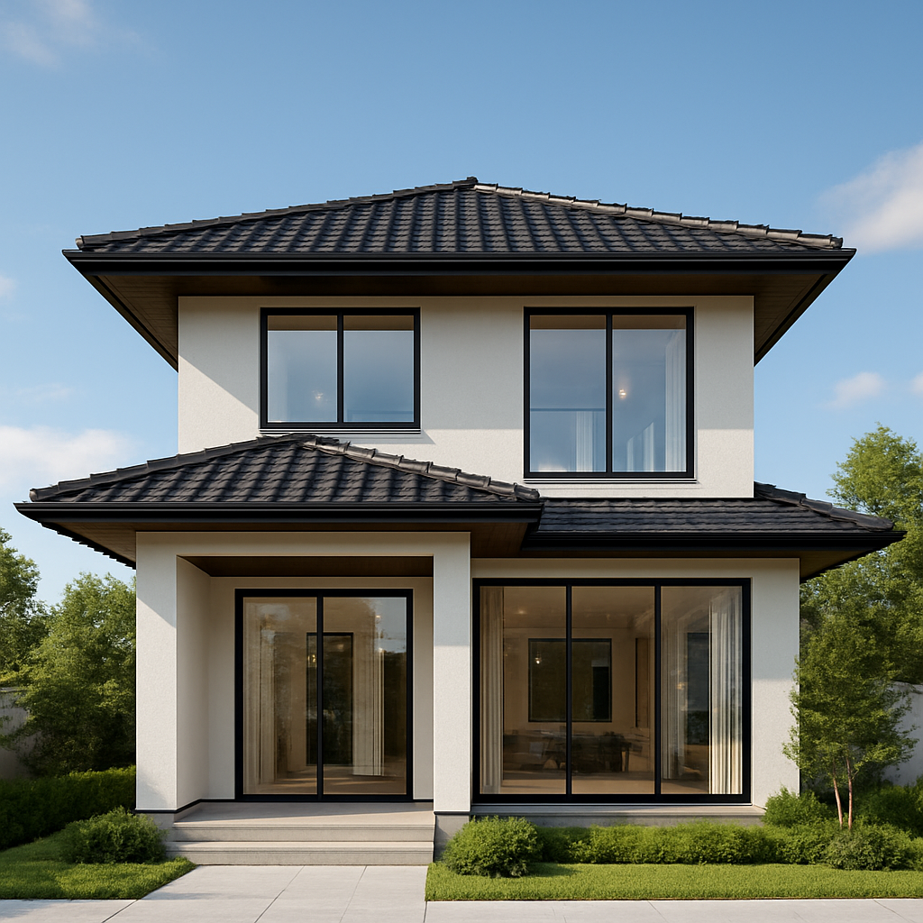 Biệt thự 2 tầng mái Nhật tại Nam Định