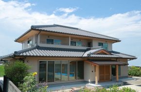 Biệt thự 2 tầng mái Nhật tại Nam Định
