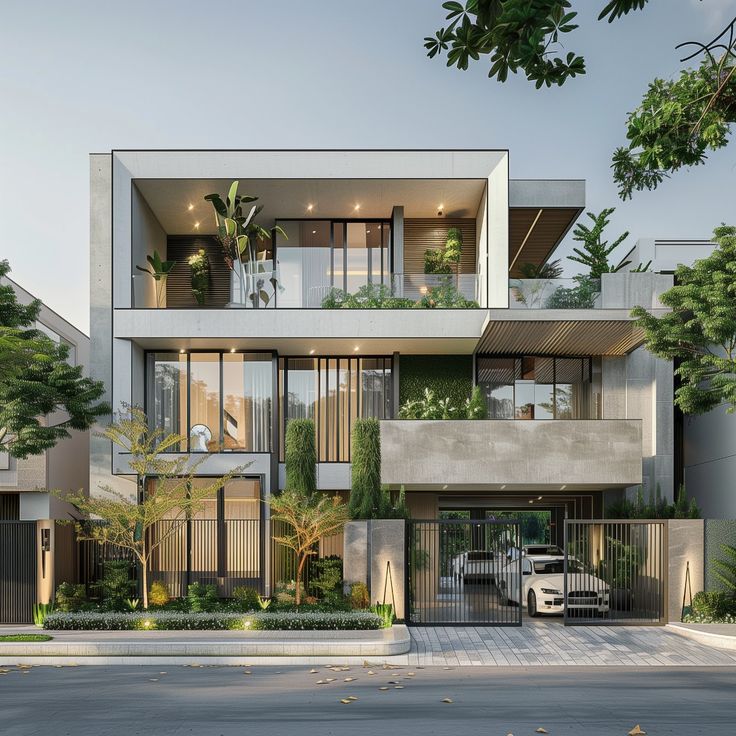Thiết kế biệt thự nhà phố 2 tầng tại Hải Phòng