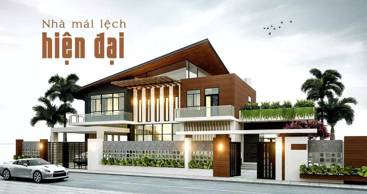 Nhà mái lệch tại Hải Phòng