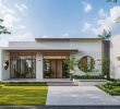 Thiết kế biệt thự 1 tầng tại Thái Bình