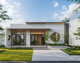 Thiết kế biệt thự 1 tầng tại Thái Bình