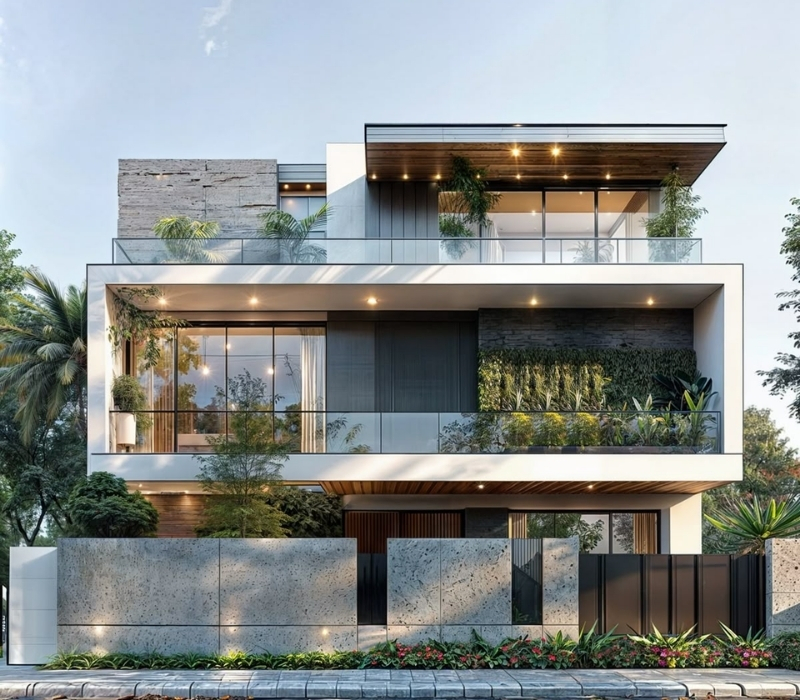Thiết kế biệt thự hiện đại tại Thái Bình