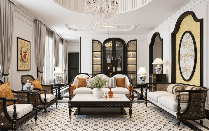Thiết kế biệt thự Indochine tại Hà Nội