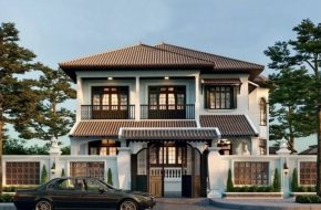 Thiết kế biệt thự Indochine tại Hà Nội