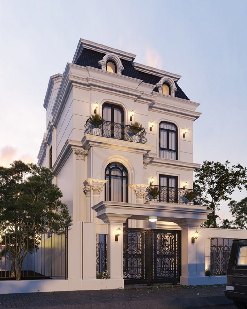 Thiết kế biệt thự tân cổ điển tại Nam Định