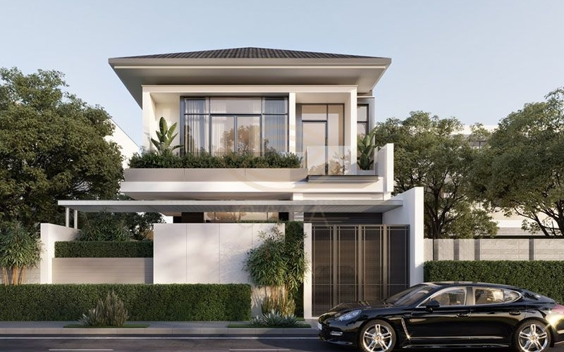 Thiết kế nhà mái Nhật tại Hà Nội