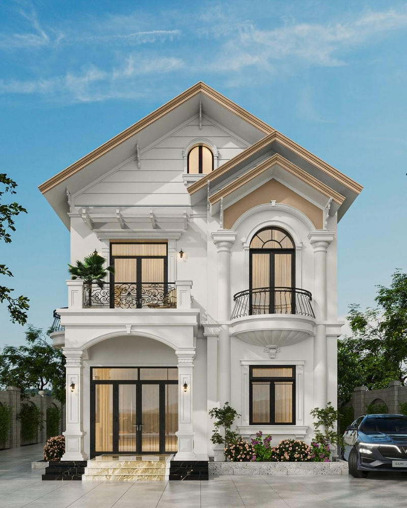 Thiết kế nhà mái thái tại hà nội