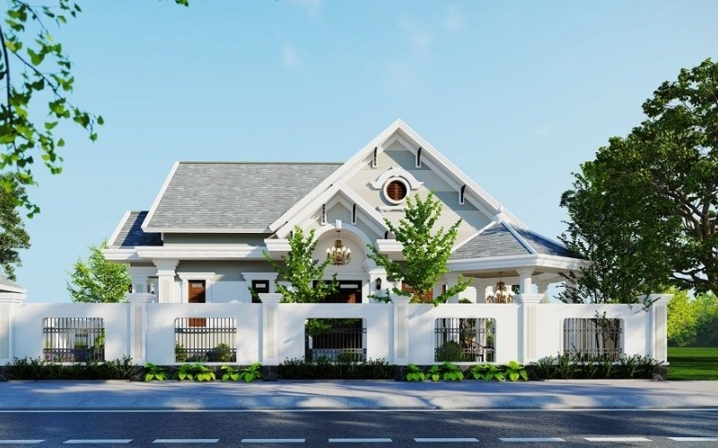 Thiết kế nhà mái thái tại hà nội