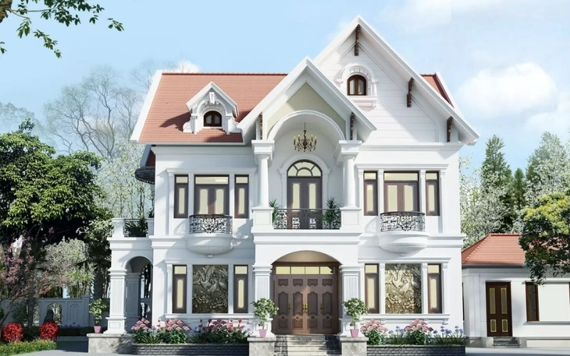 Thiết kế nhà mái thái tại hà nội