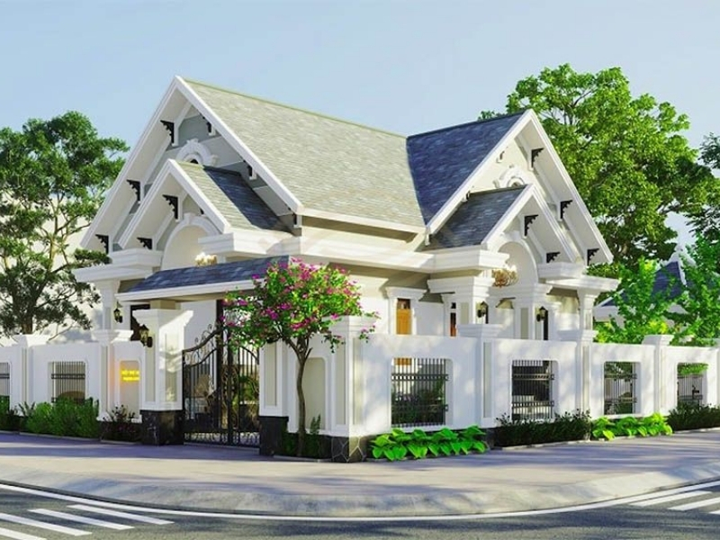 Thiết kế nhà mái thái tại hà nội