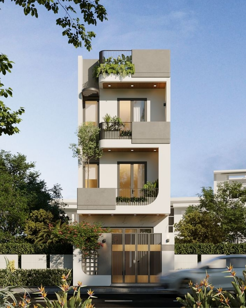 Thiết kế nhà ống tại Thái Bình
