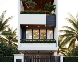 Thiết kế nhà phố 3 tầng tại Hưng Yên