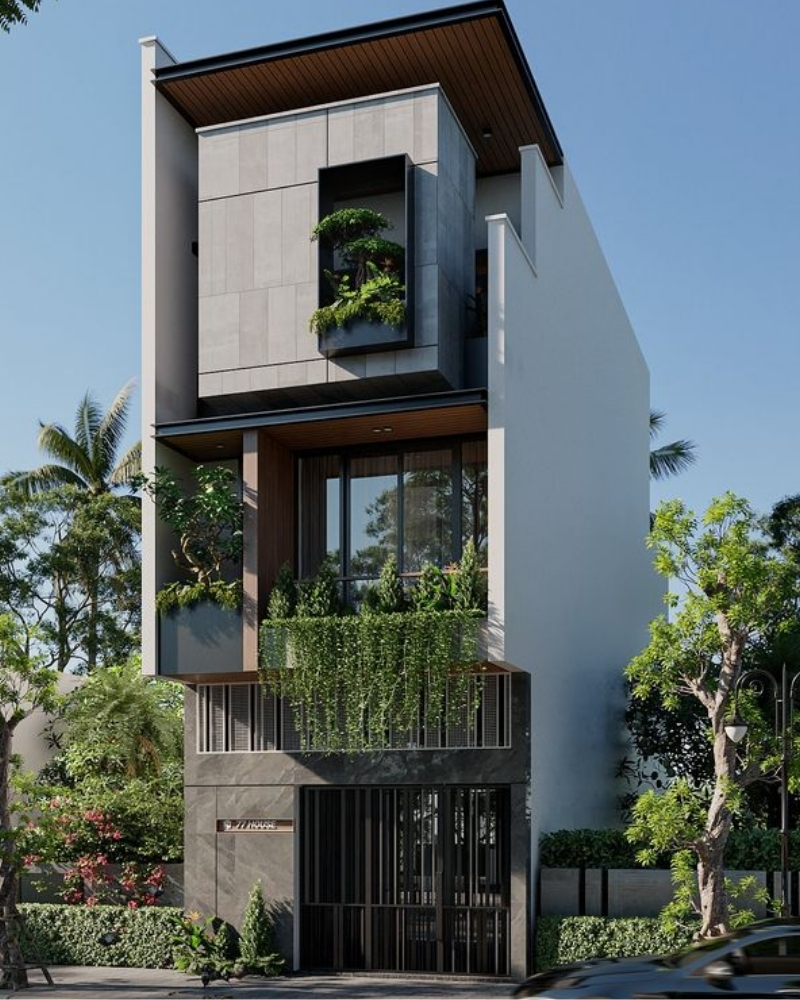 Thiết kế nhà phố hiện đại tại Quảng Ninh