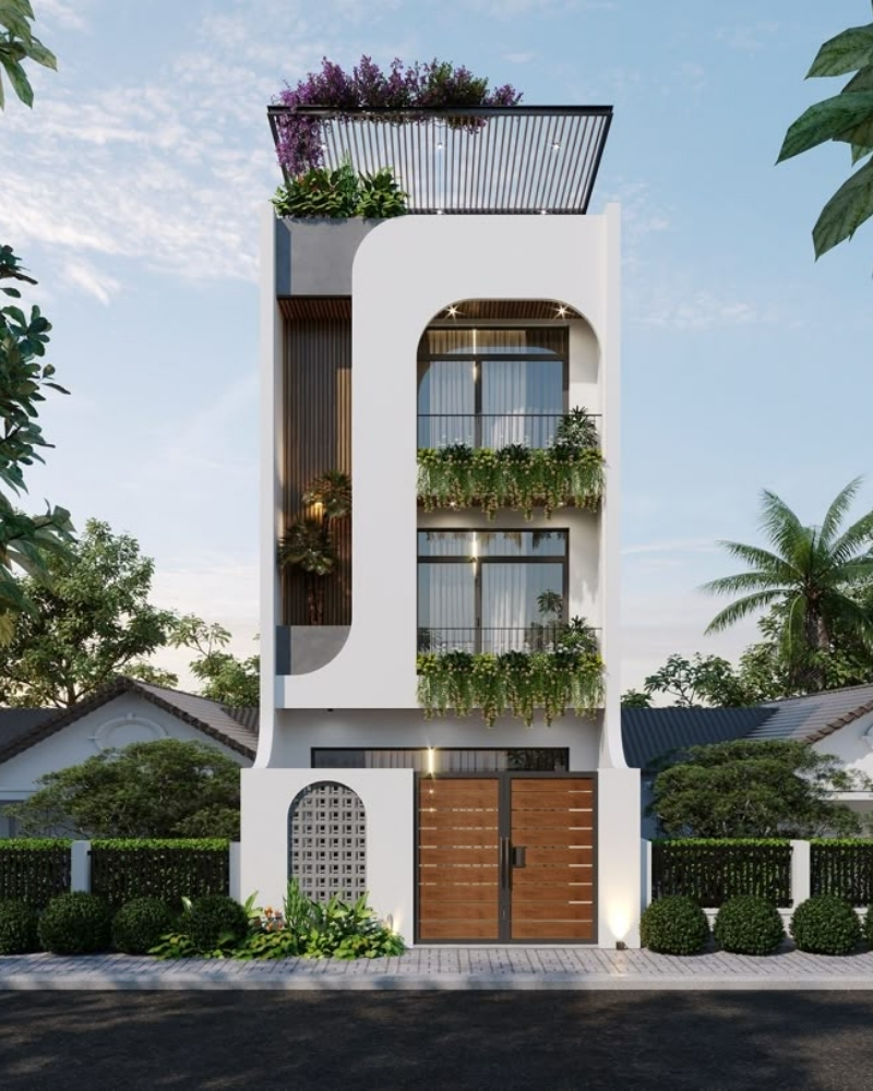 Thiết kế nhà phố hiện đại tại Quảng Ninh