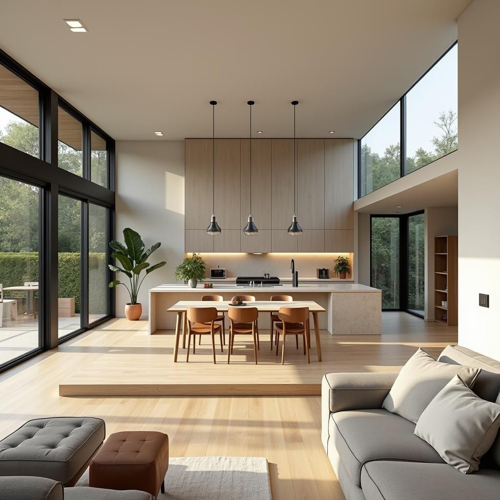 Thiết kế nhà phố tối giản tại Hà Nội